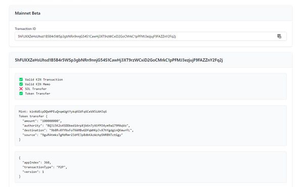 KIN Transaction