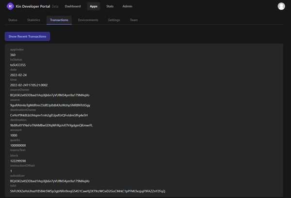 KIN Transaction